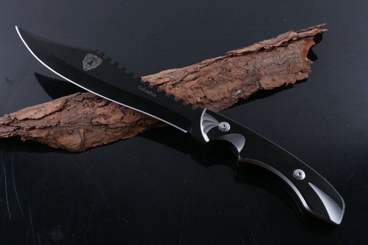 Columbia tiger head M730 fixed blade camping knife machete UD404961
